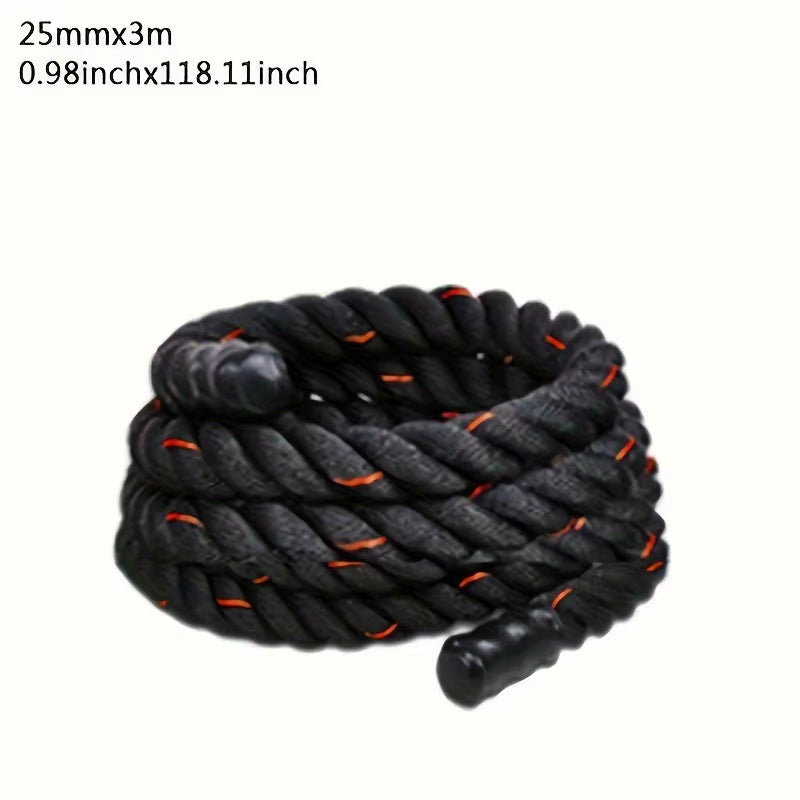25 Mm*3 M Weighted Jump Rope for Fitness Heavy Jump Rope 10Ft Women Men Workout Battle Ropes Fitness Training Skipping Rope