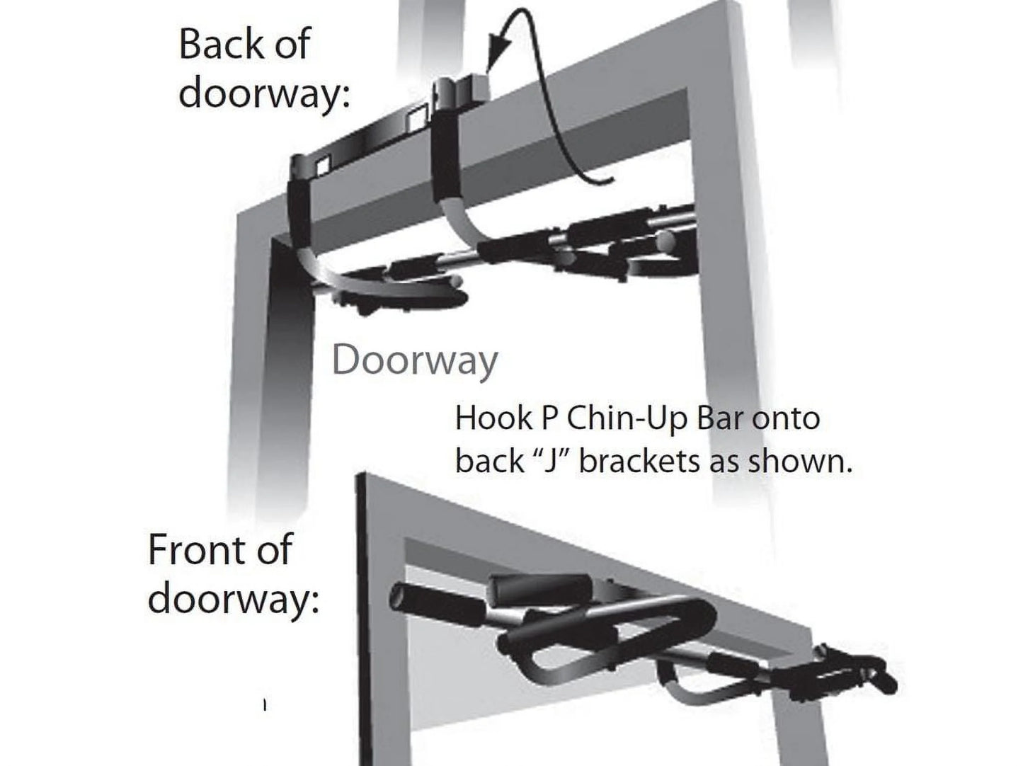 DELUXE DOORWAY CHIN up BAR PULL up BAR MULTIFUCNTION HOME GYM
