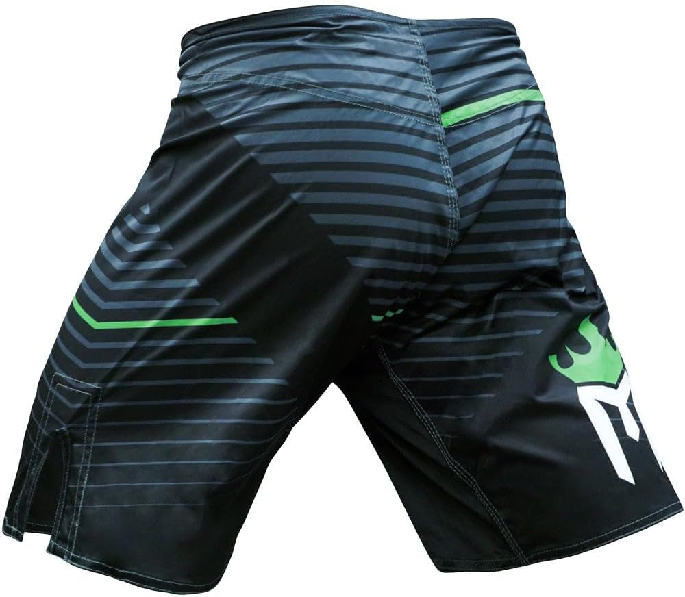 Elite Flex Fighter Board Shorts for MMA Training and Gym Workouts
