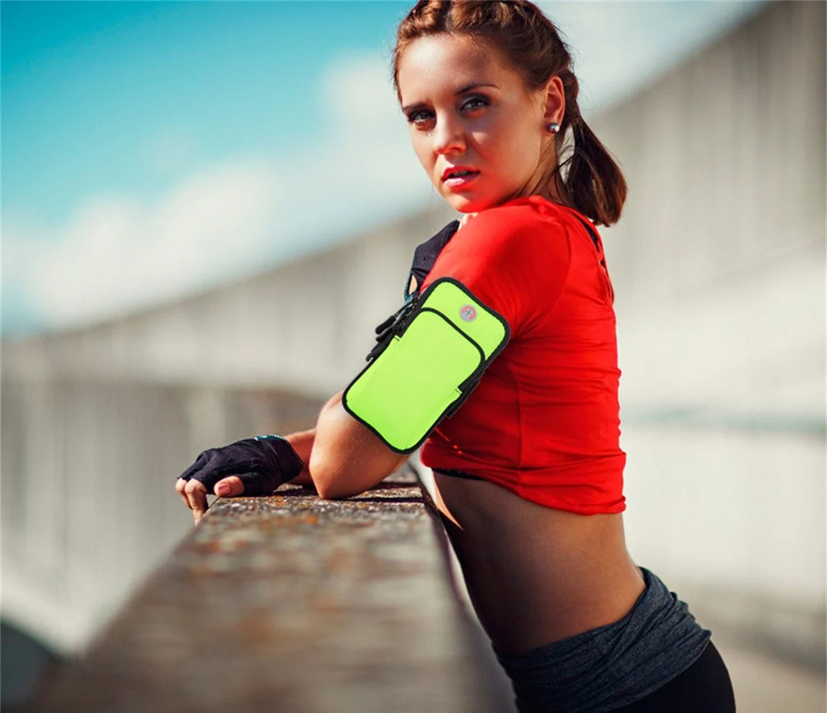 Universal 4-6.5 Inch Running Armband Phone Case Holder High Quality Phone Bag Jogging Fitness Gym Arm Band