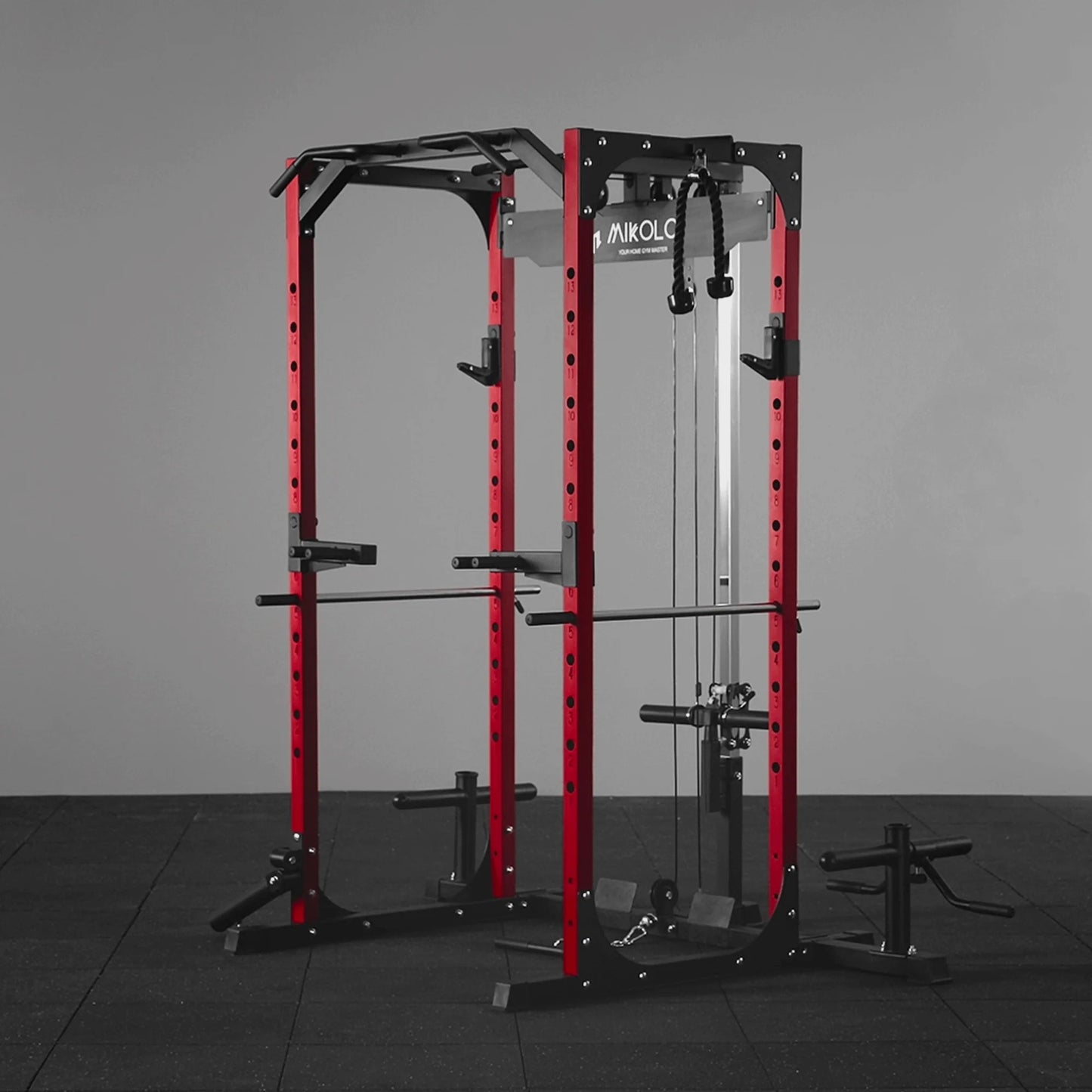 F4 Power Rack with Lat Pull down System