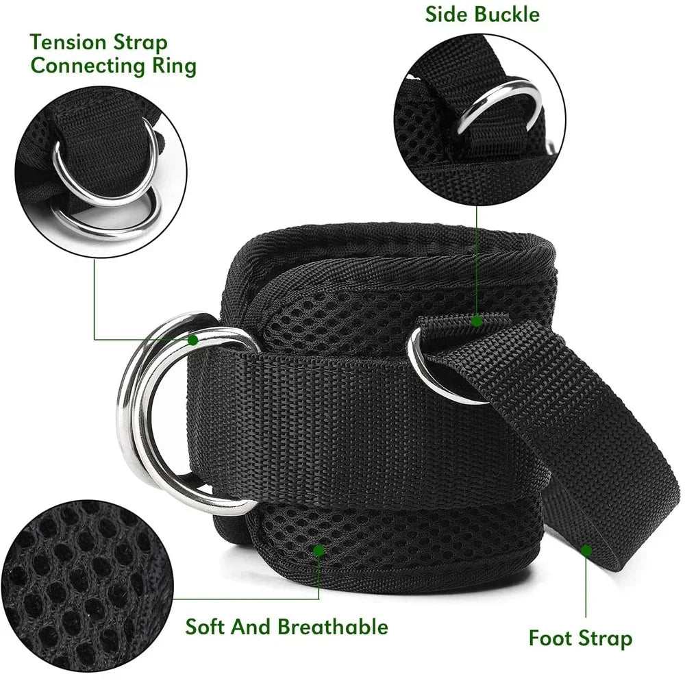 1PCS Ankle Straps for Cable Machine Man Woman,Ankle Strap for Cable Machine Kickback, Cable Ankle Attachment for Gym, Ankle Cuff