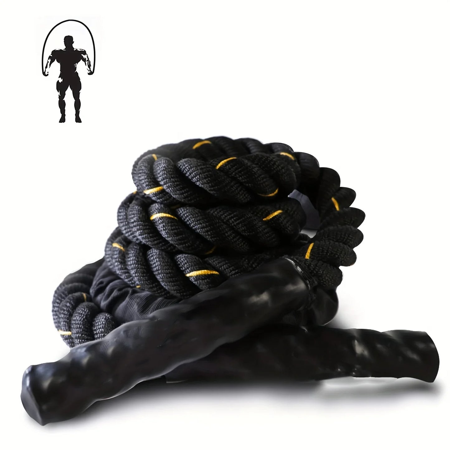 25 Mm*3 M Weighted Jump Rope for Fitness Heavy Jump Rope 10Ft Women Men Workout Battle Ropes Fitness Training Skipping Rope