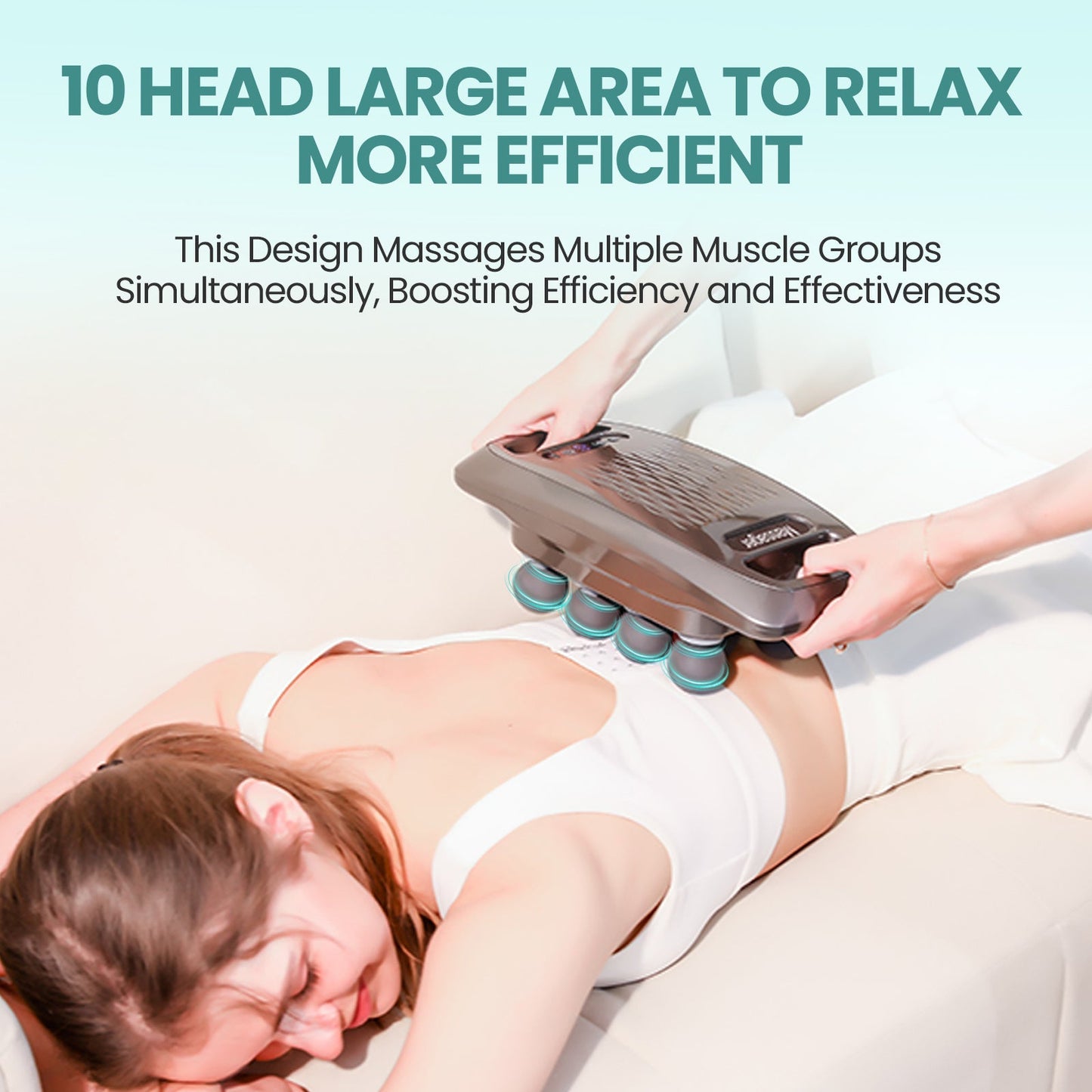 Massage Gun With Heat Function For Deep Tissues, Suitable For Leg,