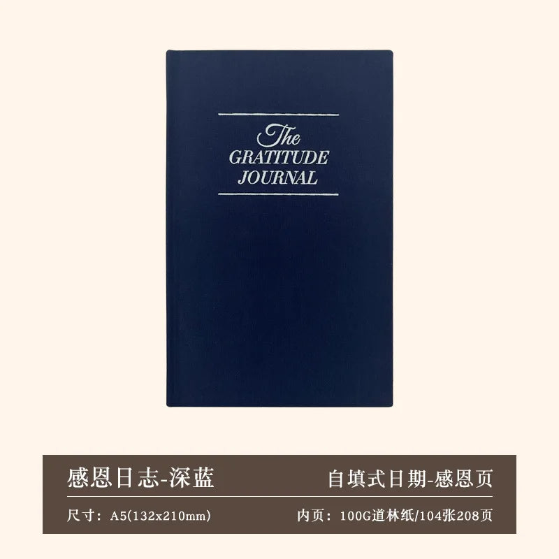 The Gratitude Journal School Student Diary Daily Notebook for More Happiness,Optimism,Affirmation,Reflection Punching Schedule