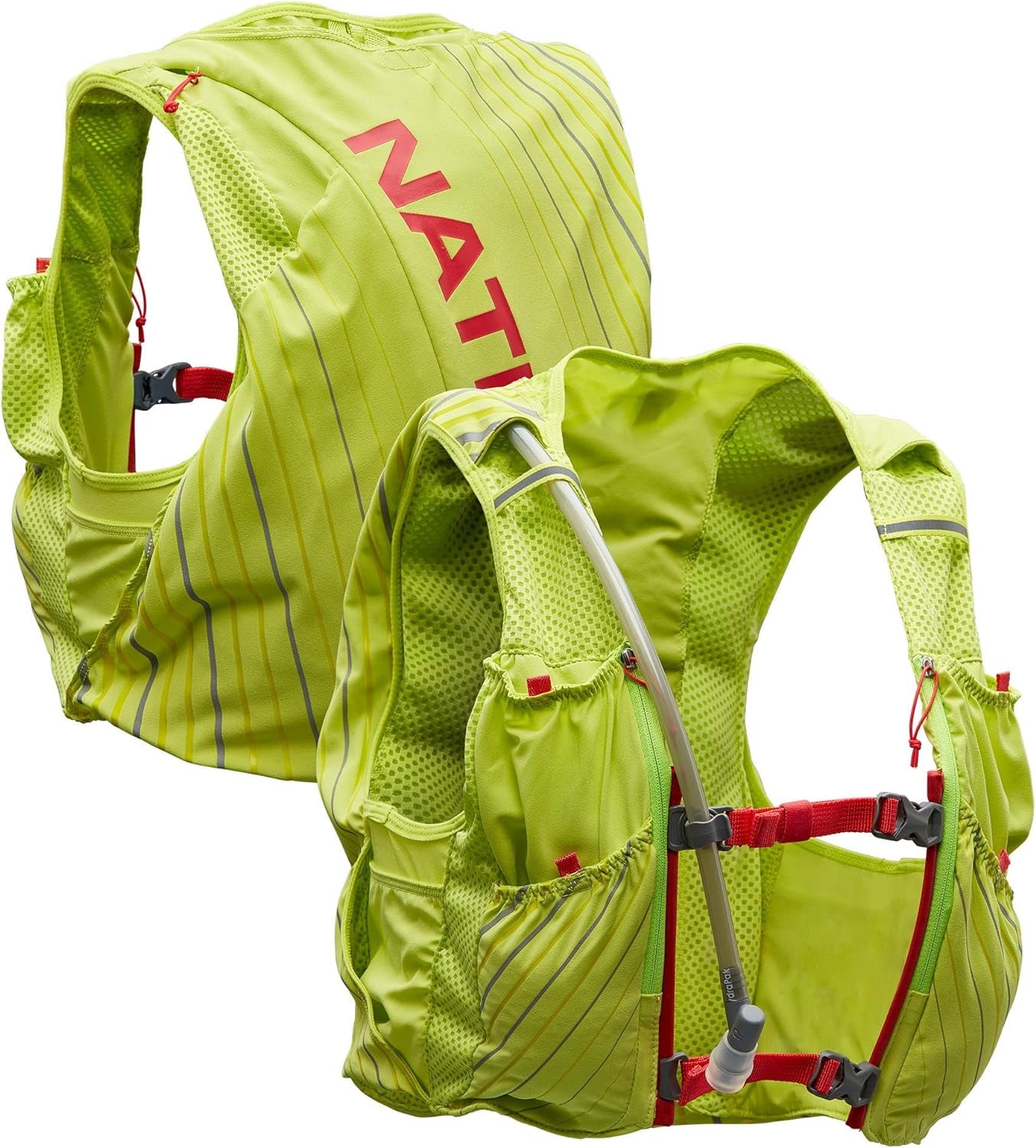 Unisex Pinnacle Race Vest W/ 12L Hydration Pack, Running Vest with Water Bladder, Hydration Vest for Running Women, Water-Resistant, Moisture Wicking