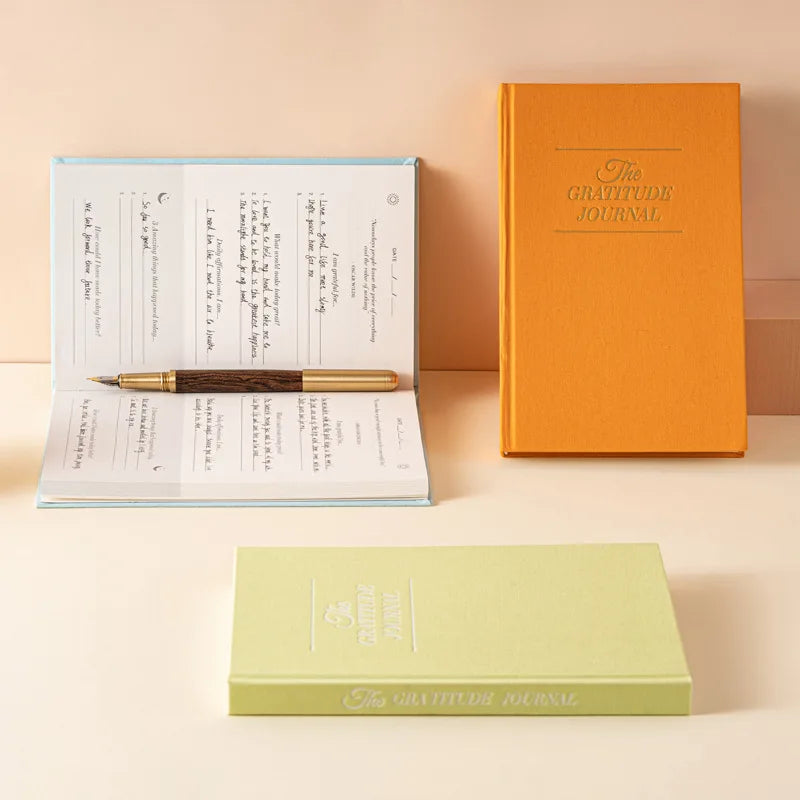 The Gratitude Journal School Student Diary Daily Notebook for More Happiness,Optimism,Affirmation,Reflection Punching Schedule