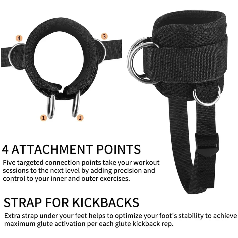 1PCS Ankle Straps for Cable Machine Man Woman,Ankle Strap for Cable Machine Kickback, Cable Ankle Attachment for Gym, Ankle Cuff