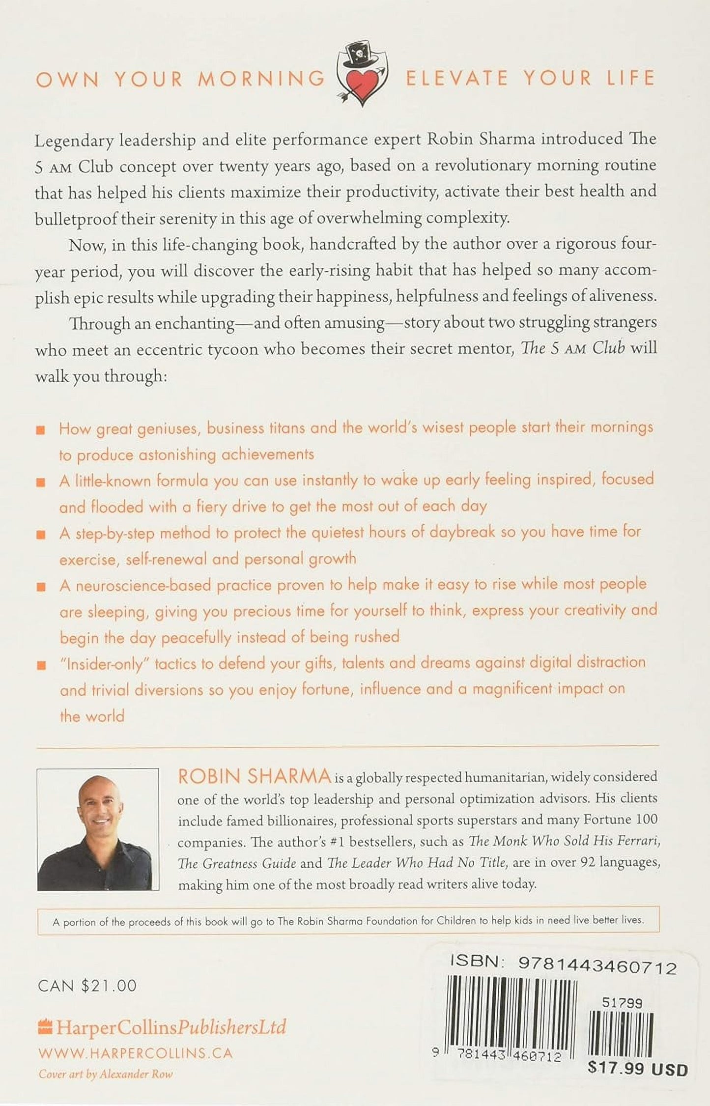 The 5Am Club: Own Your Morning. Elevate Your Life., (Paperback)