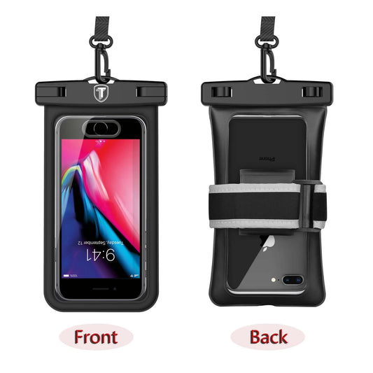 Waterproof Phone Pouch Floating, IPX8 Universal Waterproof Case Underwater Dry Bag W/Lanyard & Armband for Cellphones up to 6.5 Inch Display