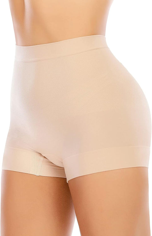 Seamless Shaping Boyshorts Panties for Women Slip Shorts under Dress Shapewear Shorts Tummy Control Underwear