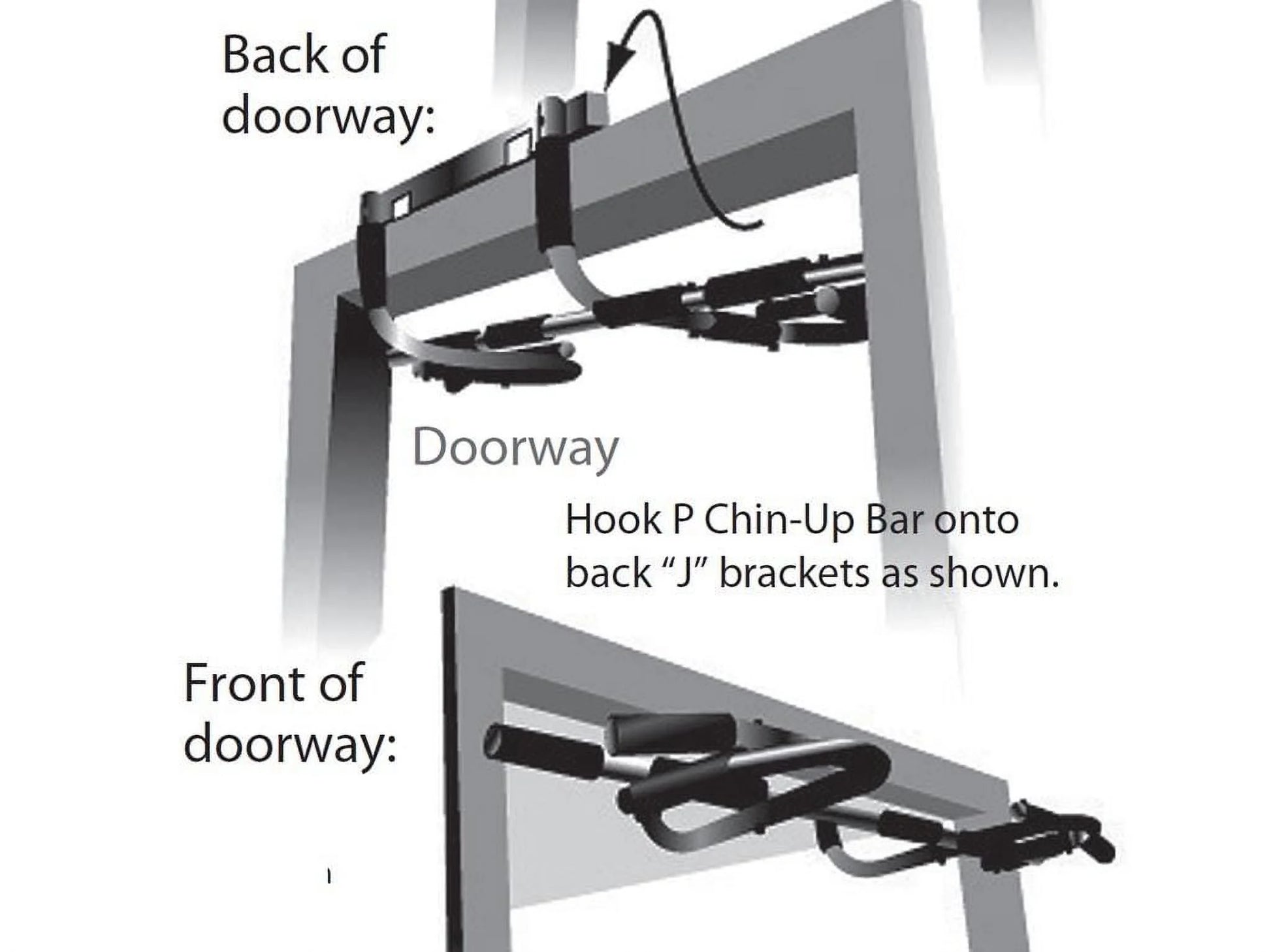 DELUXE DOORWAY CHIN up BAR PULL up BAR MULTIFUCNTION HOME GYM