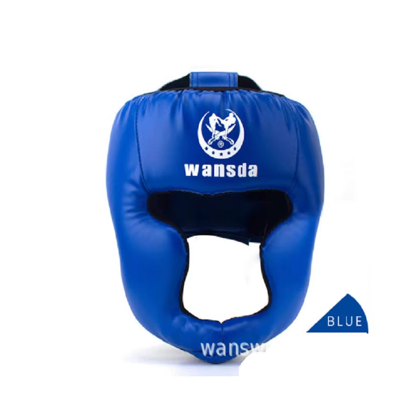 Free Shipping RED/BLACK Closed Type Boxing Head Guard/Sparring Helmet/Mma/Muay Thai Kickboxing Brace/Head Protection