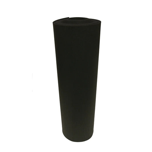 "Recycled Flooring" 3/8 In. X 4 Ft. X 9 Ft. - Black Rubber Mats