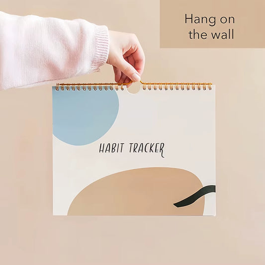 Habit Tracker Calendar Motivational Habit Tracking Journal Inspirational Goal Planner with Weekly Undated 12 Month Journal