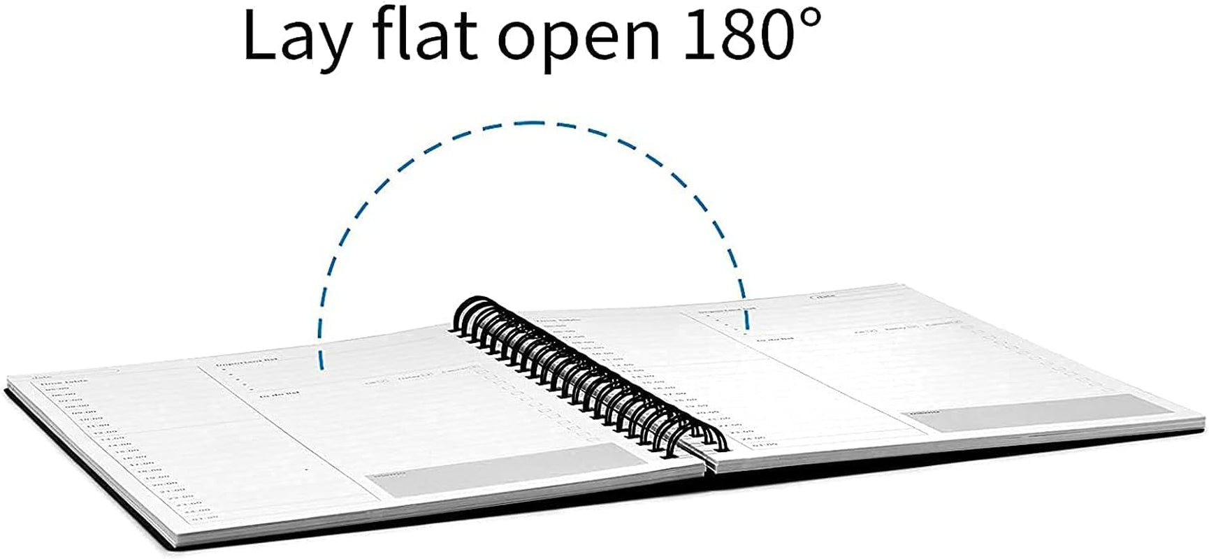 Undated, to Do List Notebook with Hourly Schedule, Time Management Manual and Planner, Personal Organizers, 5.2"X7.5", 75 Sheets/150 Pages, Black
