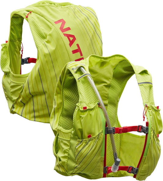 Unisex Pinnacle Race Vest W/ 12L Hydration Pack, Running Vest with Water Bladder, Hydration Vest for Running Women, Water-Resistant, Moisture Wicking