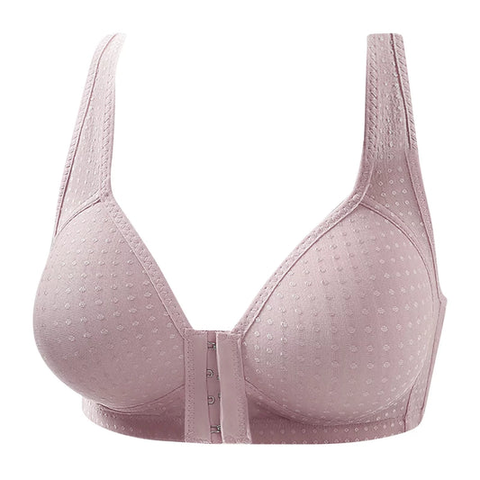 Women'S Pure Comfort Front Close Wirefree Bra plus Soze Everyday Bras