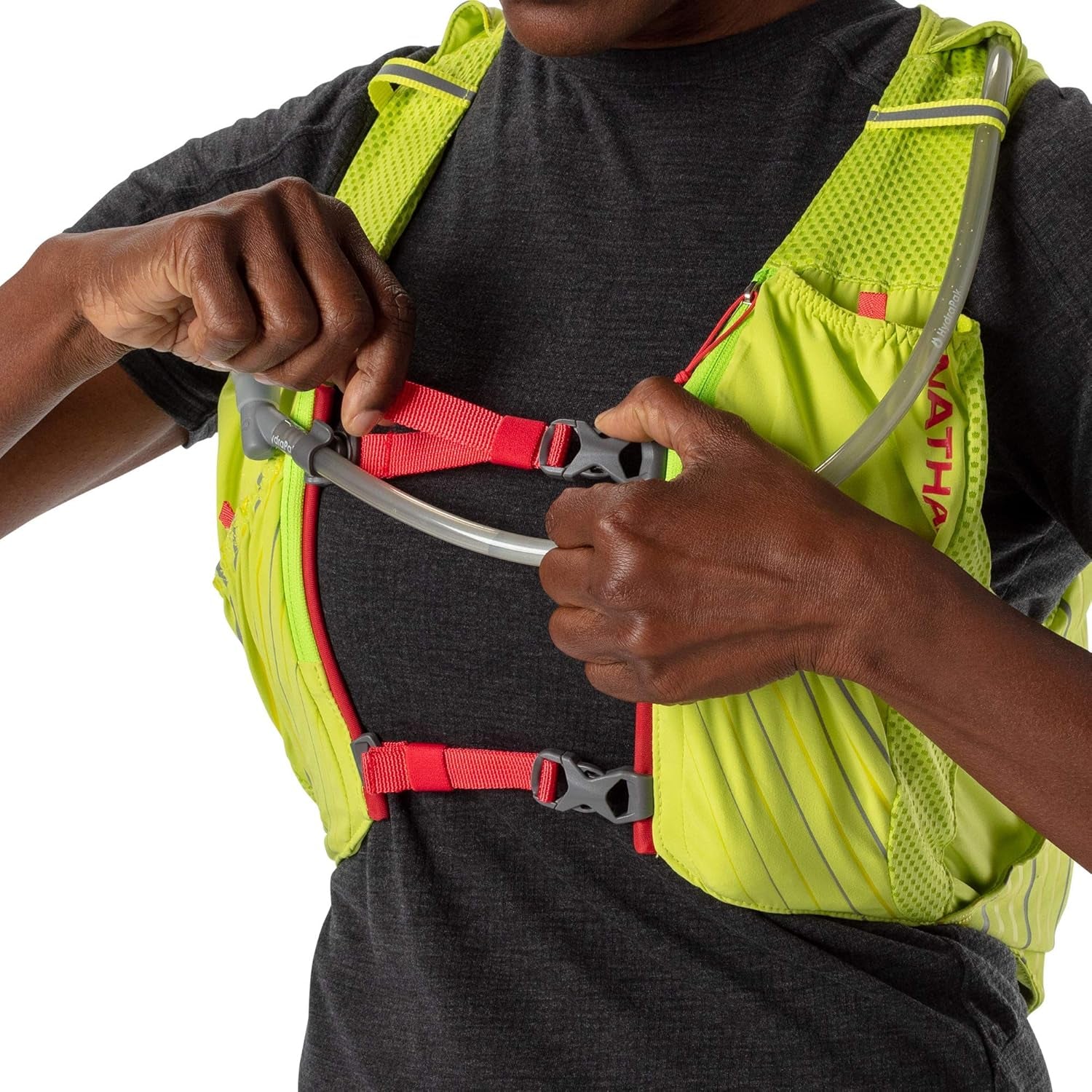 Unisex Pinnacle Race Vest W/ 12L Hydration Pack, Running Vest with Water Bladder, Hydration Vest for Running Women, Water-Resistant, Moisture Wicking